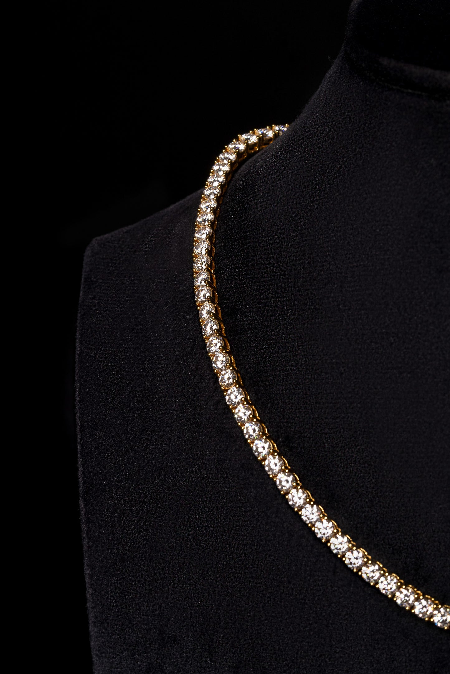 20pt Diamond Tennis Chain 18k Solid Gold 26.00ctw