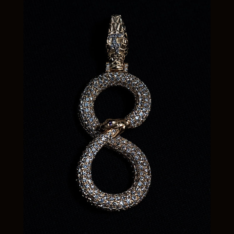 Custom Diamond Number Pendant