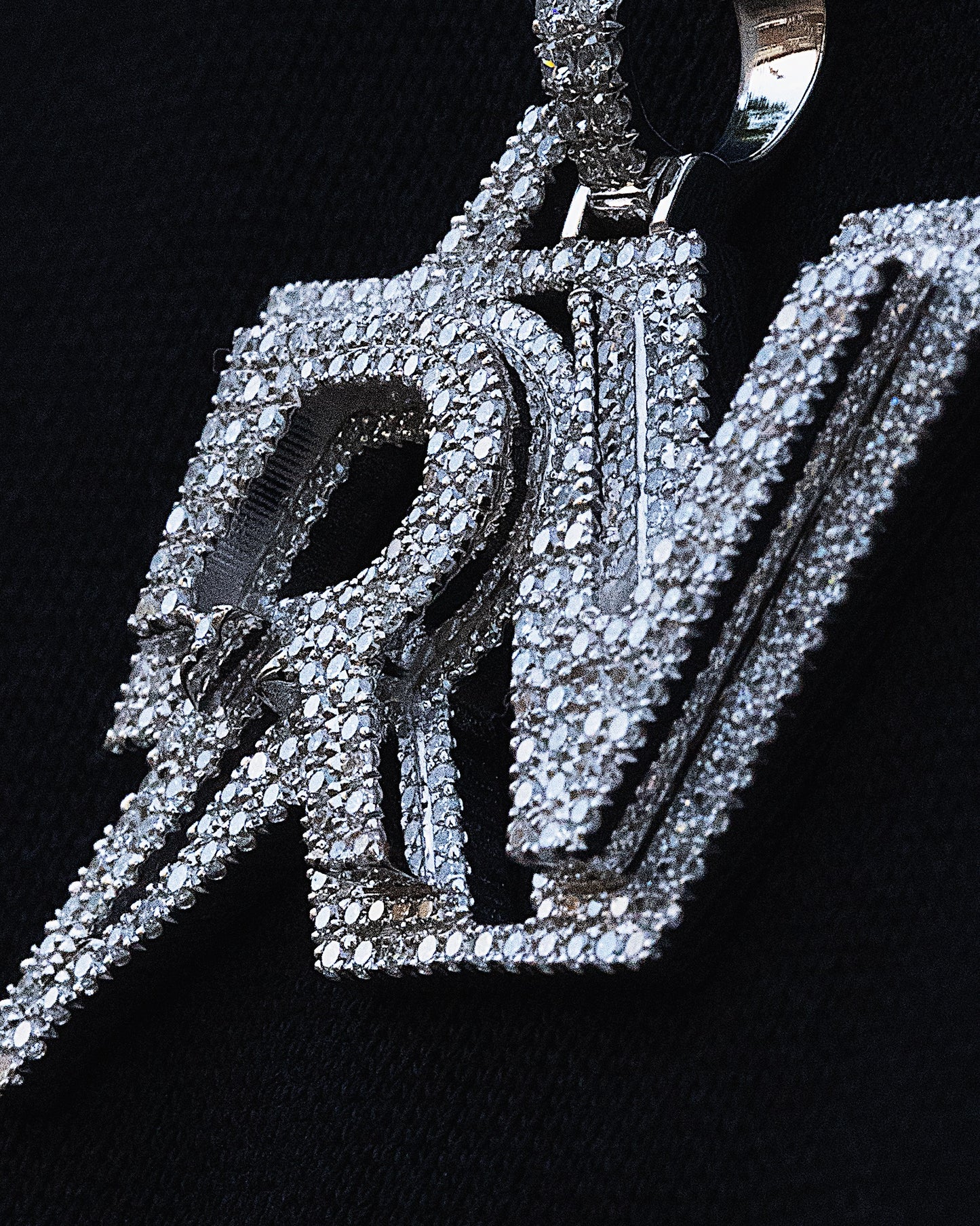 Custom Diamond Initial Pendant