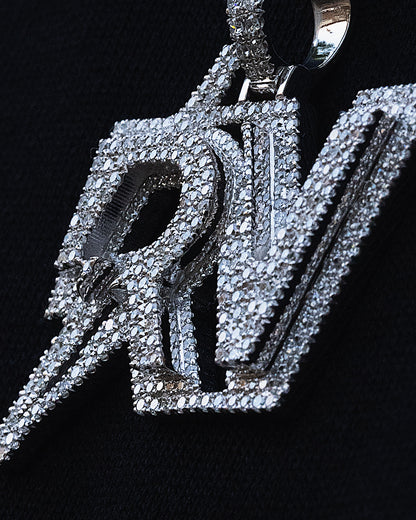 Custom Diamond Initial Pendant