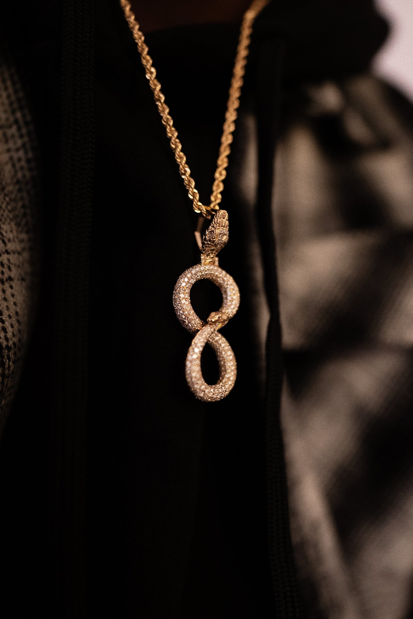 Custom Diamond Number Pendant