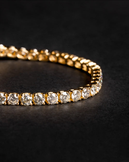 18 pt Diamond Tennis Bracelet 18k Solid Gold 9.08ctw