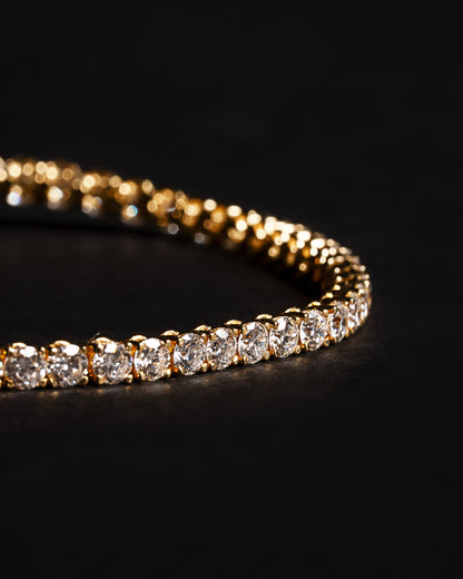 10 pt Diamond Tennis Bracelet 18k Solid Gold 5.88ctw